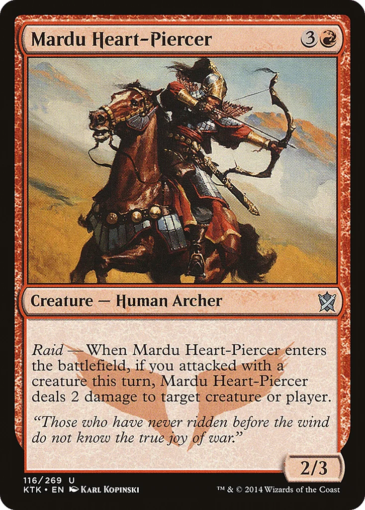Mardu Heart-Piercer · Khans of Tarkir