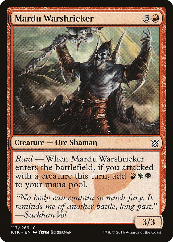 Mardu Warshrieker · Khans of Tarkir