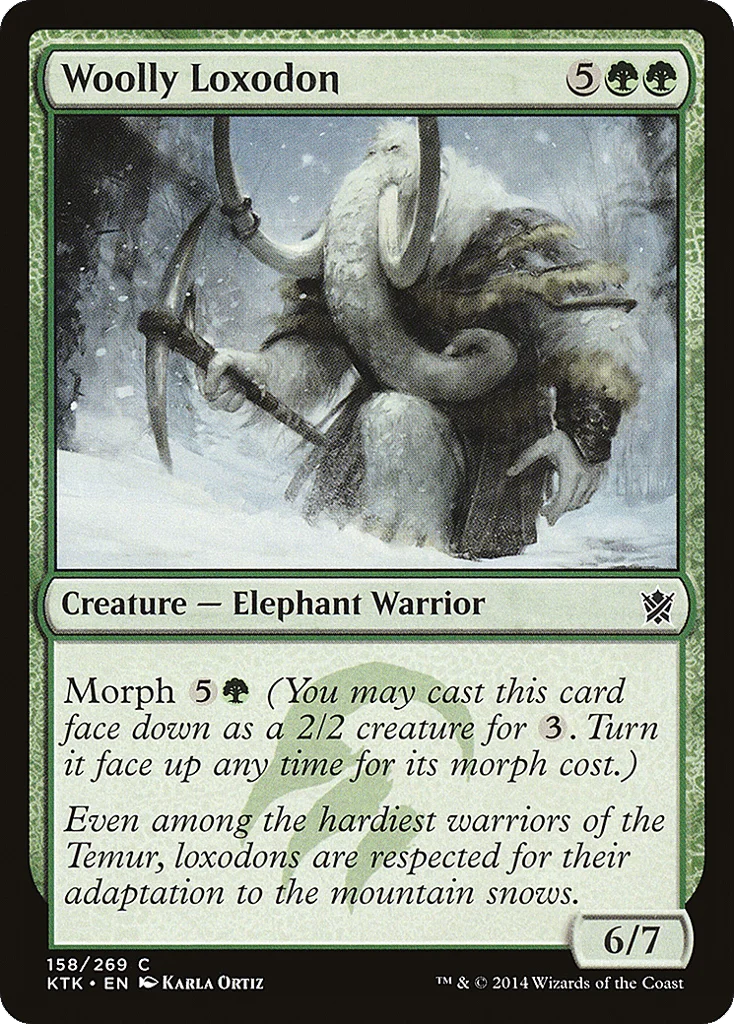 Woolly Loxodon · Khans of Tarkir