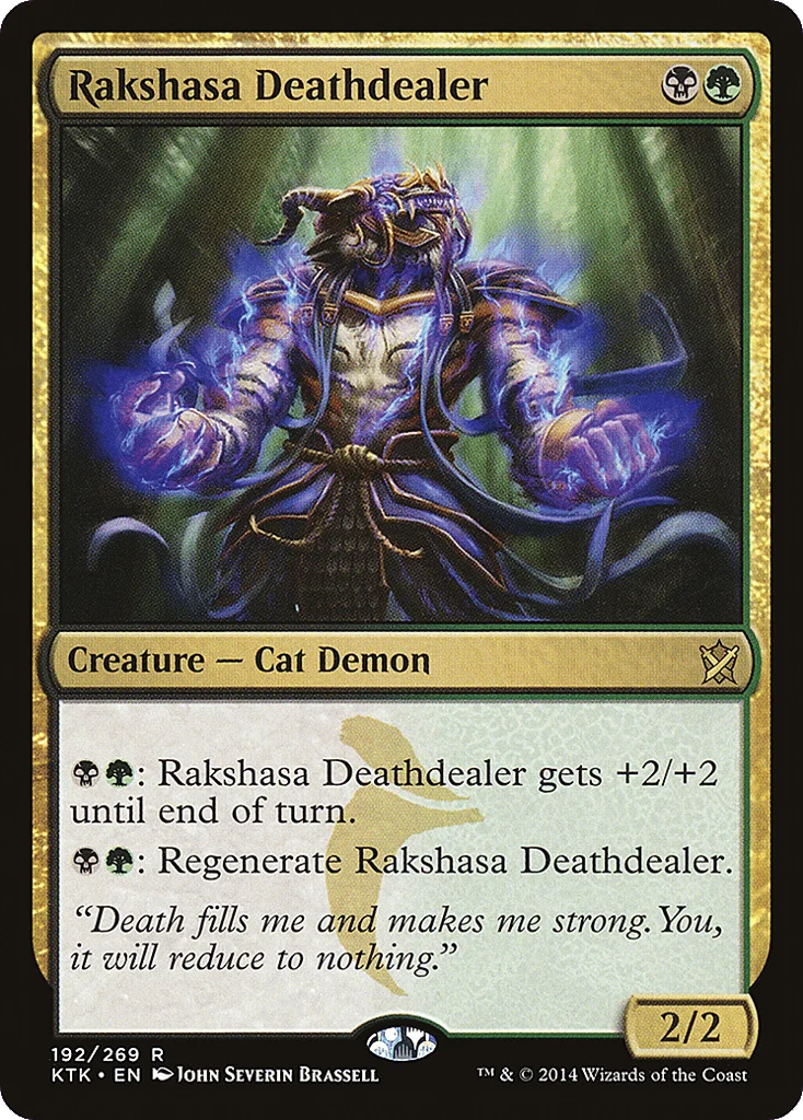 Rakshasa Deathdealer · Khans of Tarkir