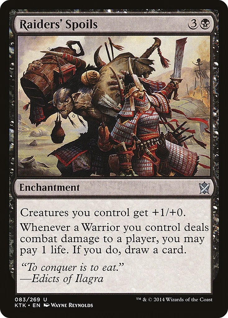 Raiders' Spoils · Khans of Tarkir