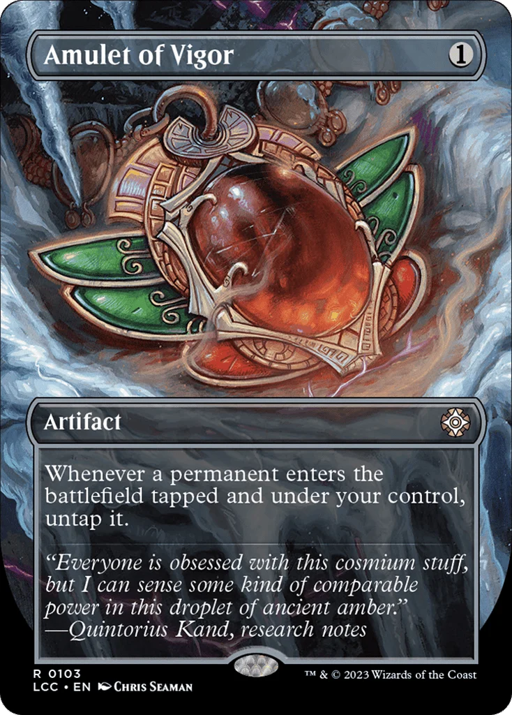 Amulet of Vigor · The Lost Caverns of Ixalan Commander