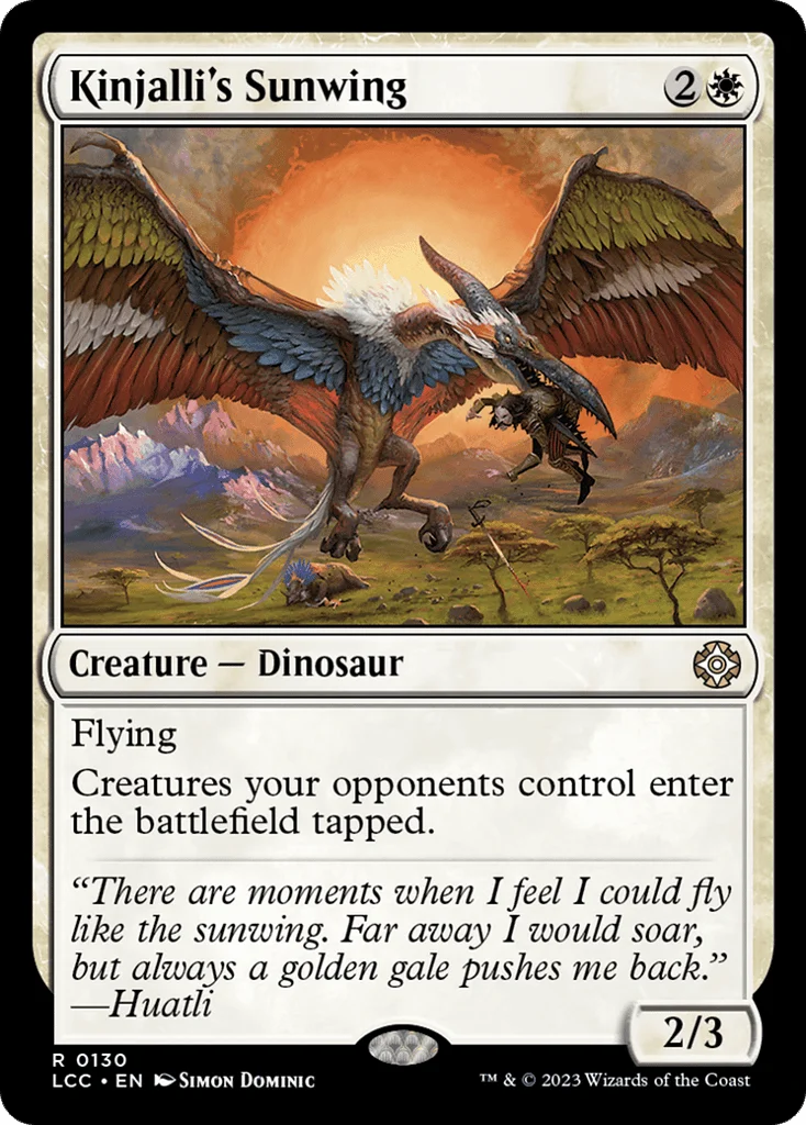 Kinjalli's Sunwing · The Lost Caverns of Ixalan Commander