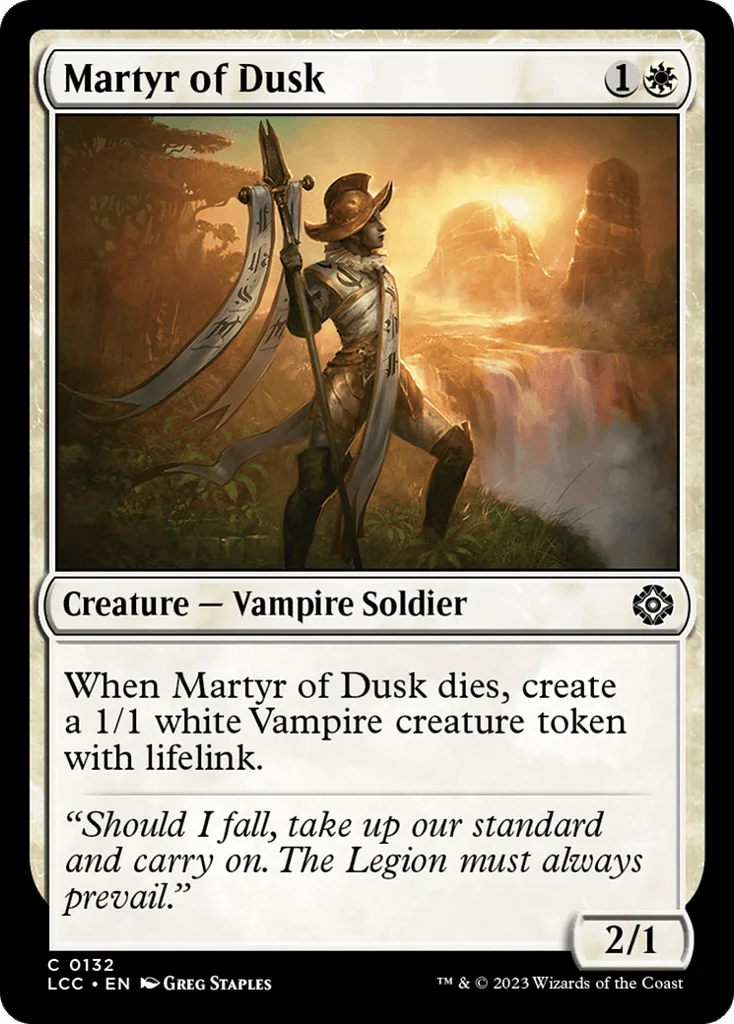 Martyr of Dusk · The Lost Caverns of Ixalan Commander