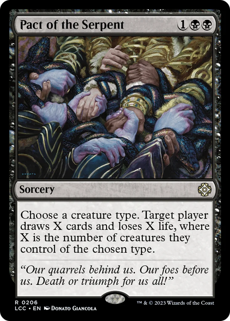 Pact of the Serpent · The Lost Caverns of Ixalan Commander