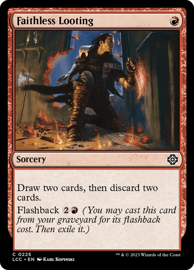 Faithless Looting · The Lost Caverns of Ixalan Commander