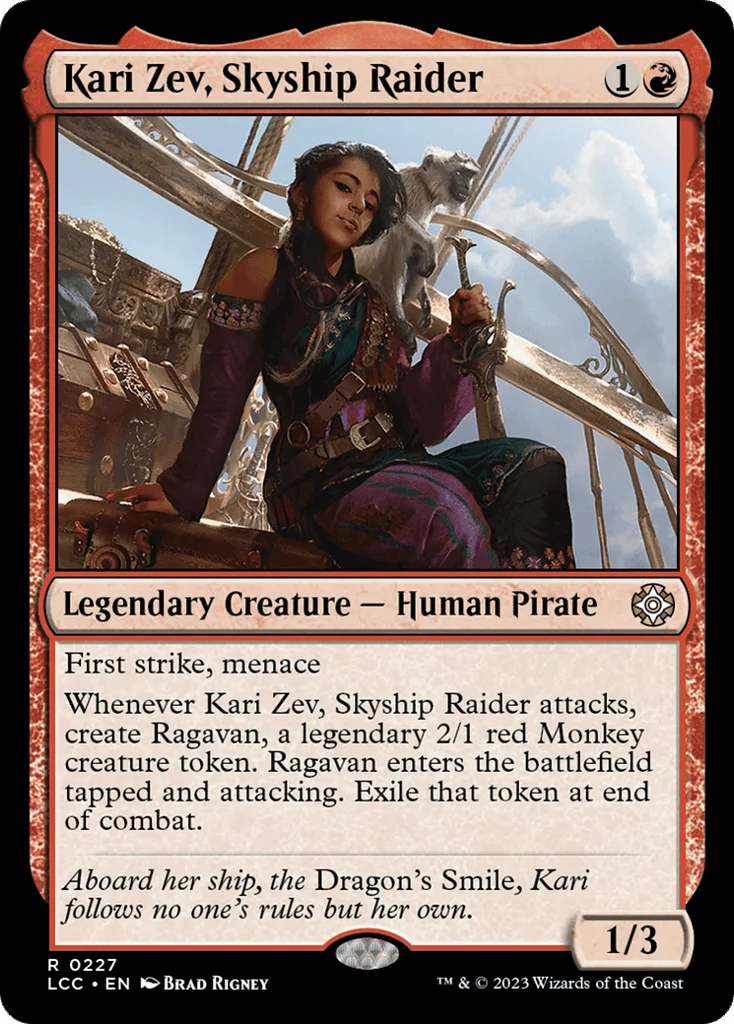 Kari Zev, Skyship Raider · The Lost Caverns of Ixalan Commander