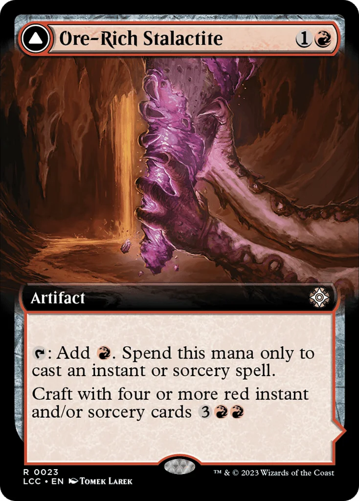 Ore-Rich Stalactite // Cosmium Catalyst · The Lost Caverns of Ixalan Commander