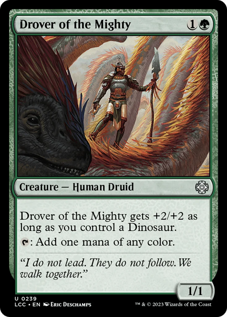 Drover of the Mighty · The Lost Caverns of Ixalan Commander