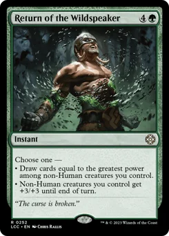 Return of the Wildspeaker