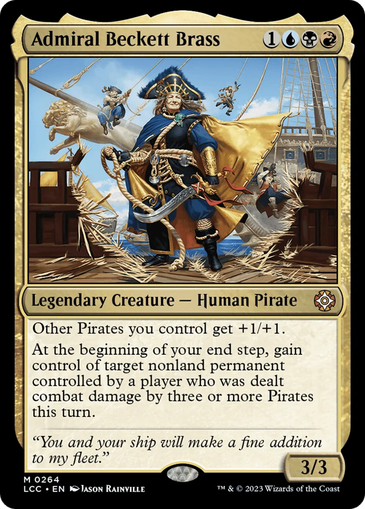 Admiral Beckett Brass · The Lost Caverns of Ixalan Commander
