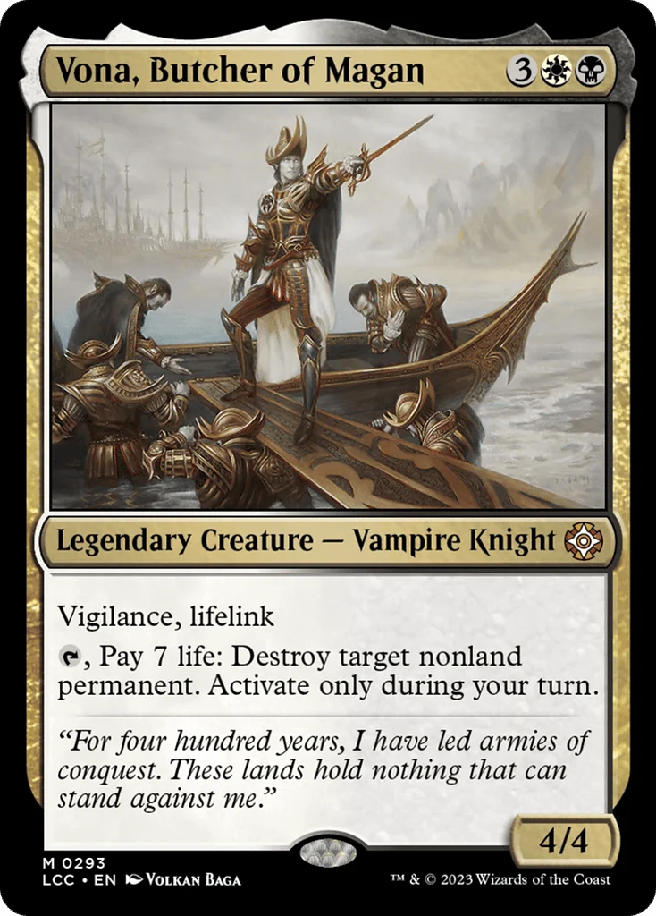 Vona, Butcher of Magan · The Lost Caverns of Ixalan Commander