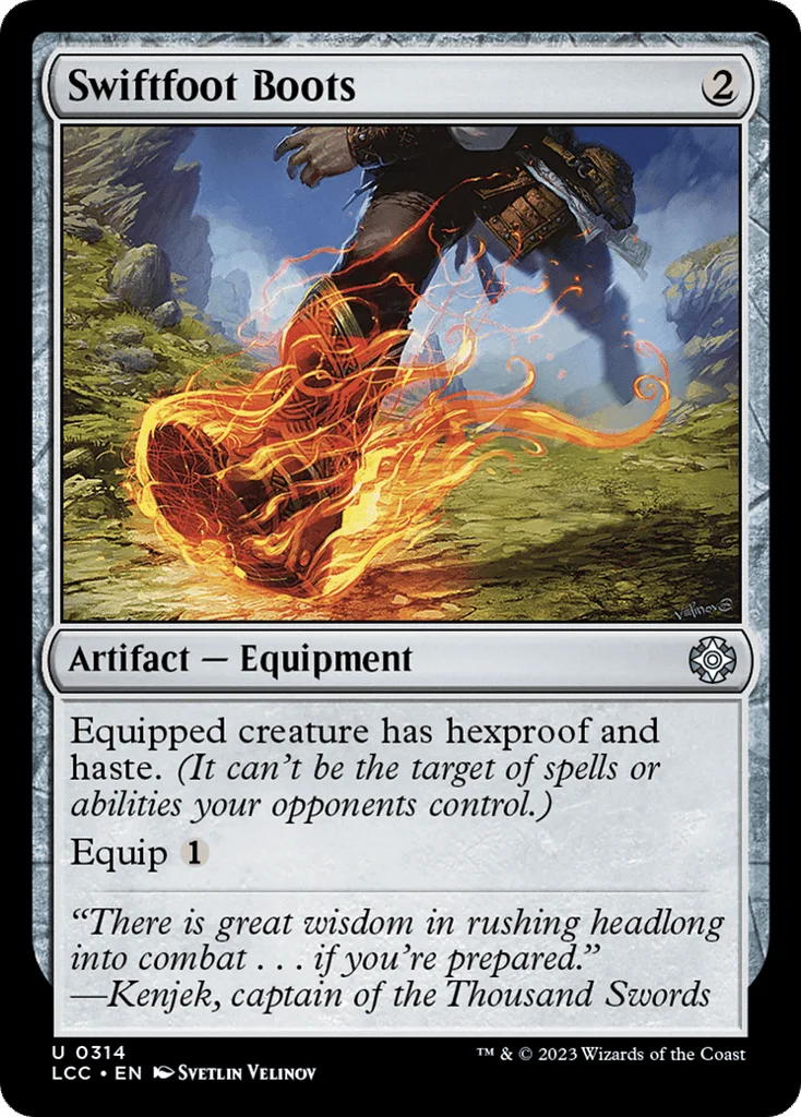 Swiftfoot Boots · The Lost Caverns of Ixalan Commander