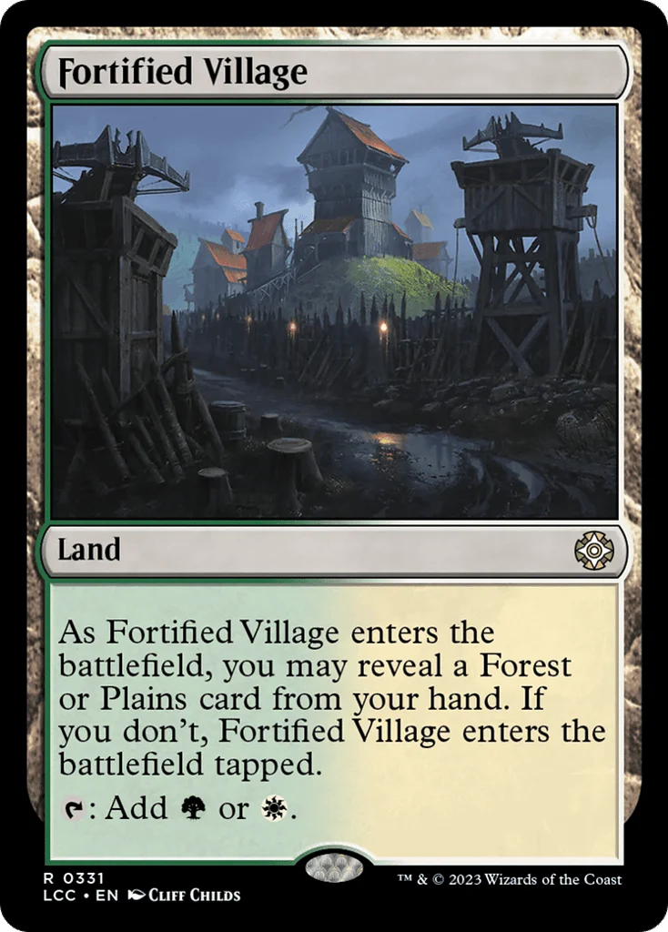 Fortified Village · The Lost Caverns of Ixalan Commander