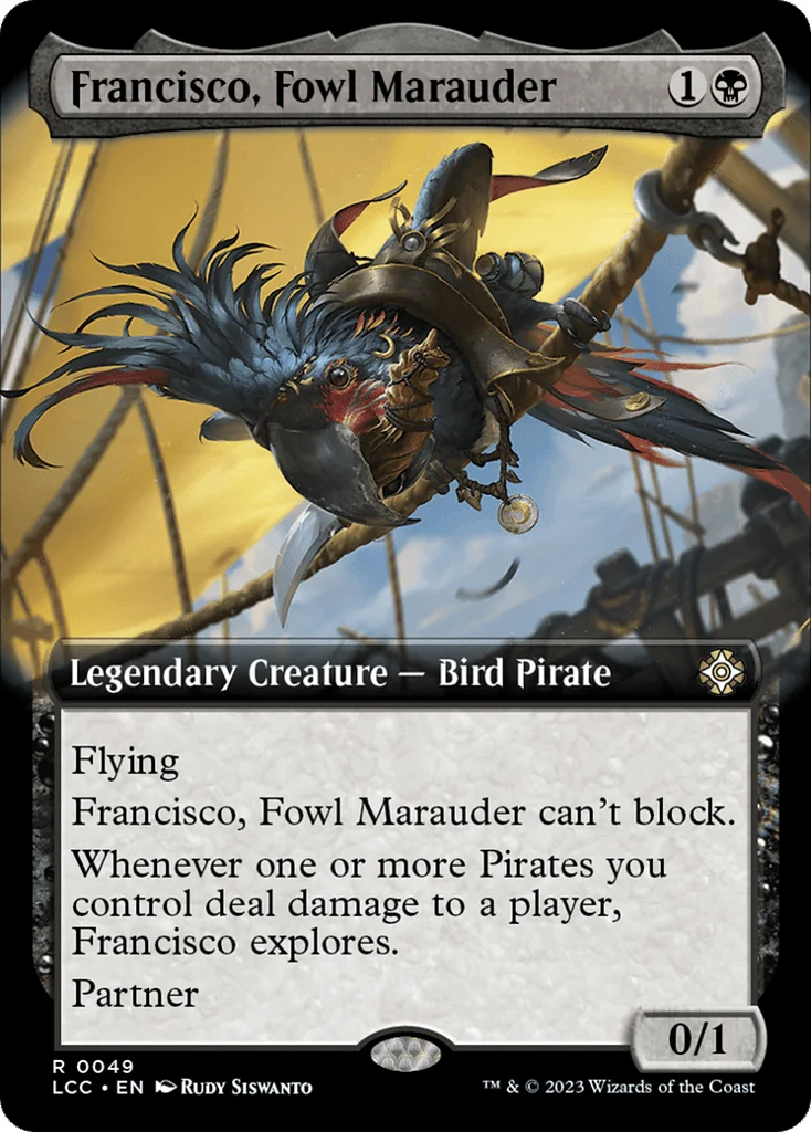 Francisco, Fowl Marauder · The Lost Caverns of Ixalan Commander