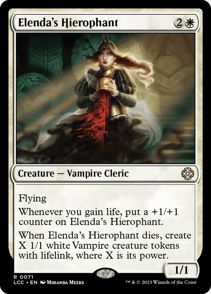 Elenda's Hierophant · The Lost Caverns of Ixalan Commander