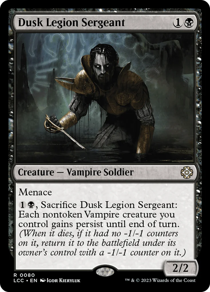 Dusk Legion Sergeant · The Lost Caverns of Ixalan Commander