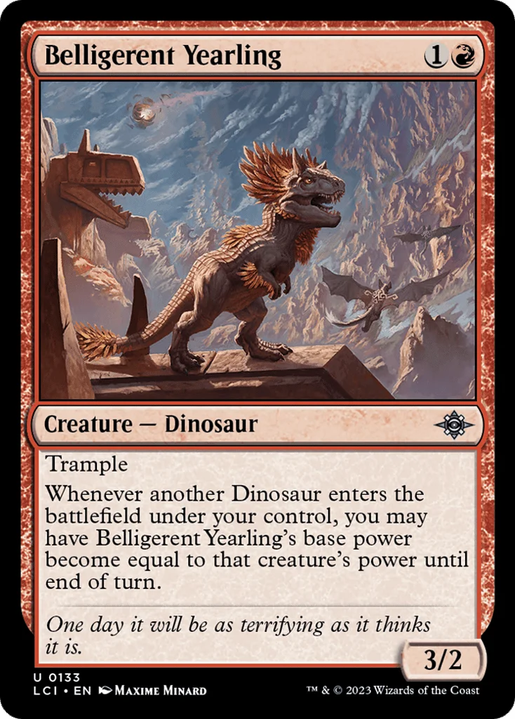 Belligerent Yearling · The Lost Caverns of Ixalan