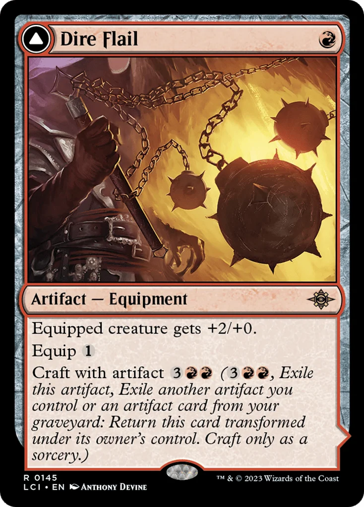 Dire Flail // Dire Blunderbuss · The Lost Caverns of Ixalan