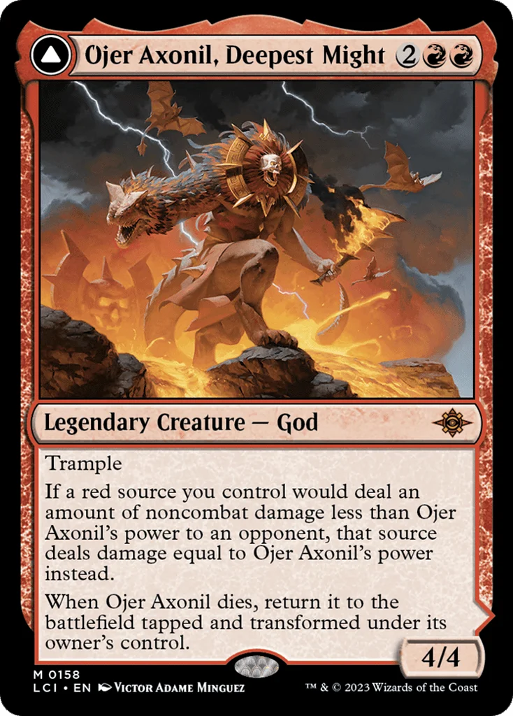 Ojer Axonil, Deepest Might // Temple of Power · The Lost Caverns of Ixalan