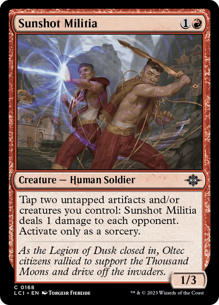 Sunshot Militia · The Lost Caverns of Ixalan