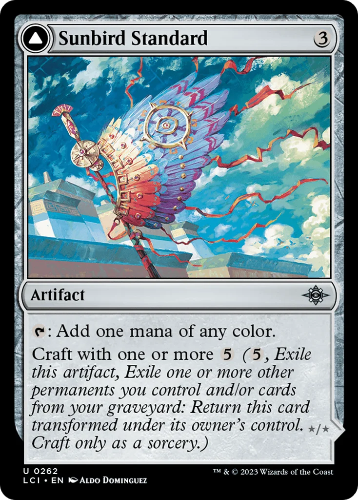 Sunbird Standard // Sunbird Effigy · The Lost Caverns of Ixalan