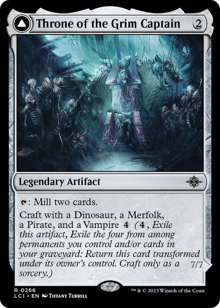 Throne of the Grim Captain // The Grim Captain · The Lost Caverns of Ixalan