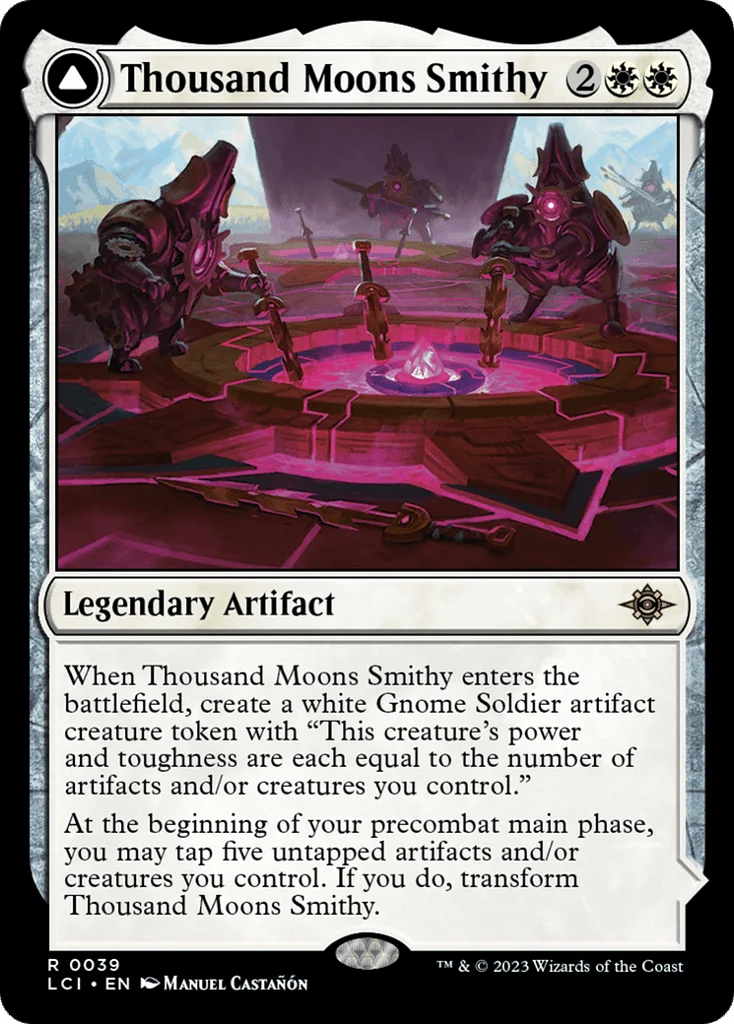 Thousand Moons Smithy // Barracks of the Thousand · The Lost Caverns of Ixalan