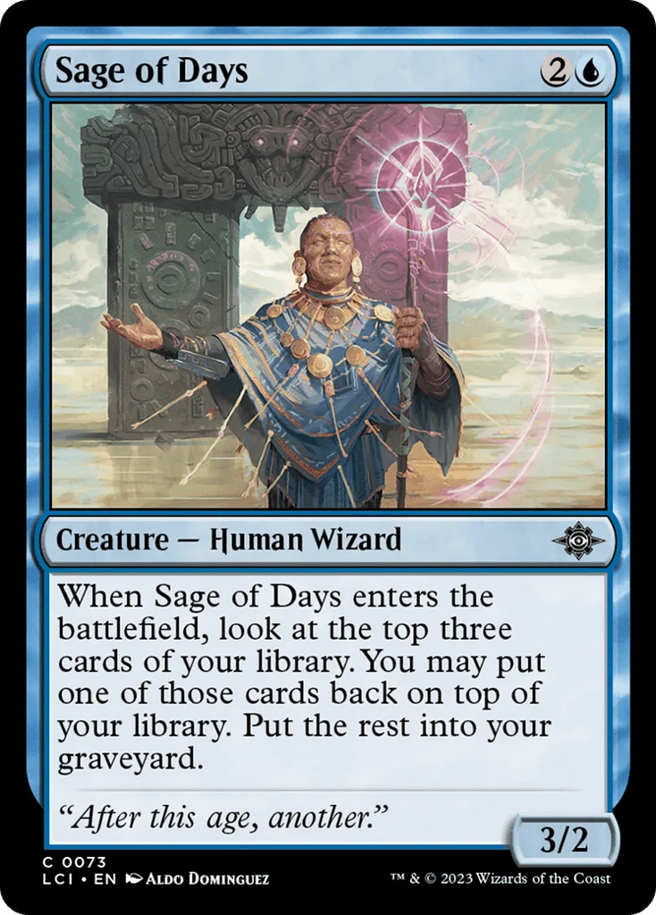 Sage of Days · The Lost Caverns of Ixalan