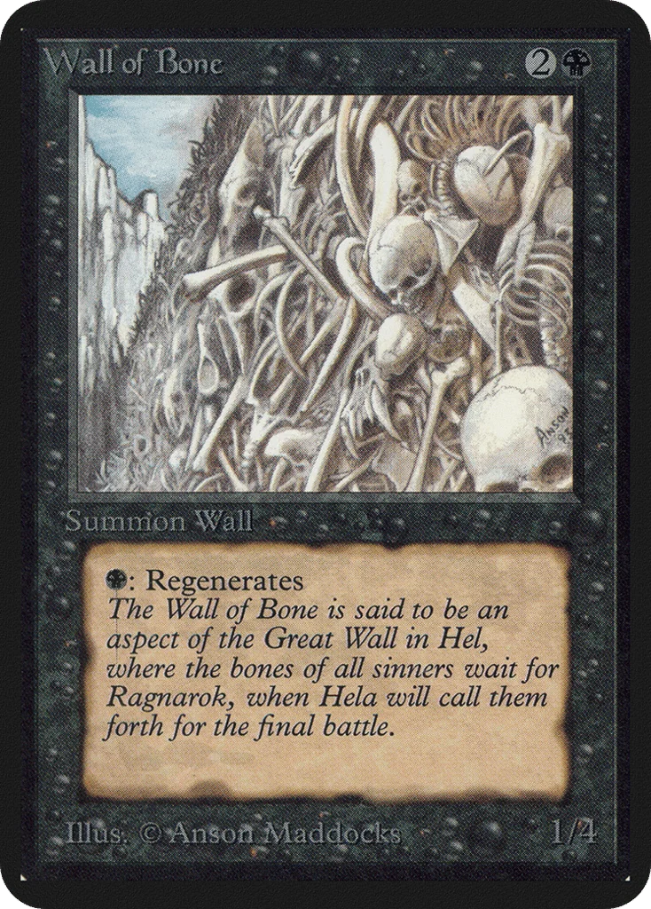 Wall of Bone · Limited Edition Alpha