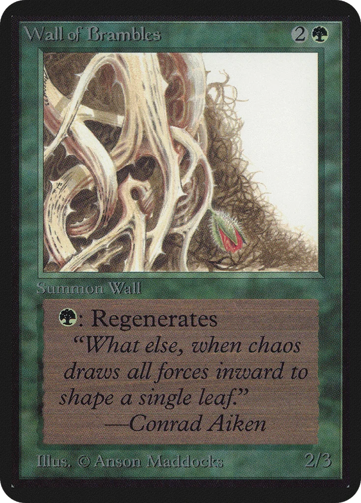 Wall of Brambles · Limited Edition Alpha