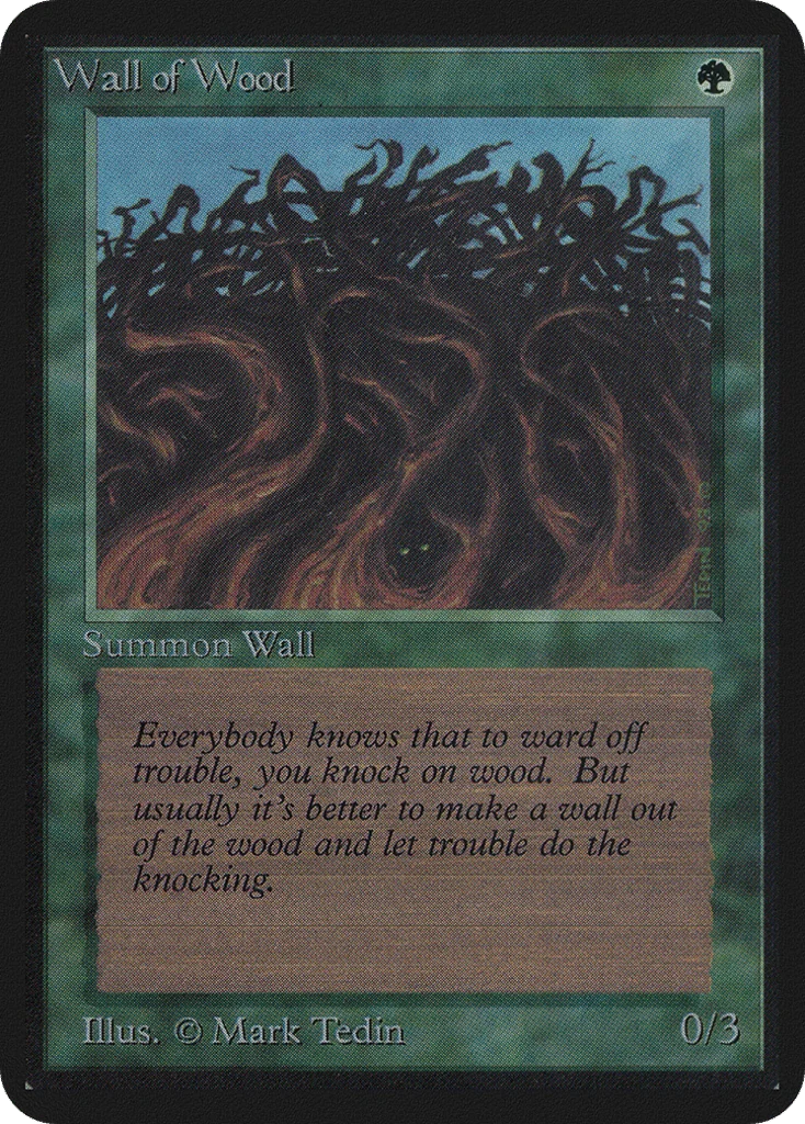 Wall of Wood · Limited Edition Alpha