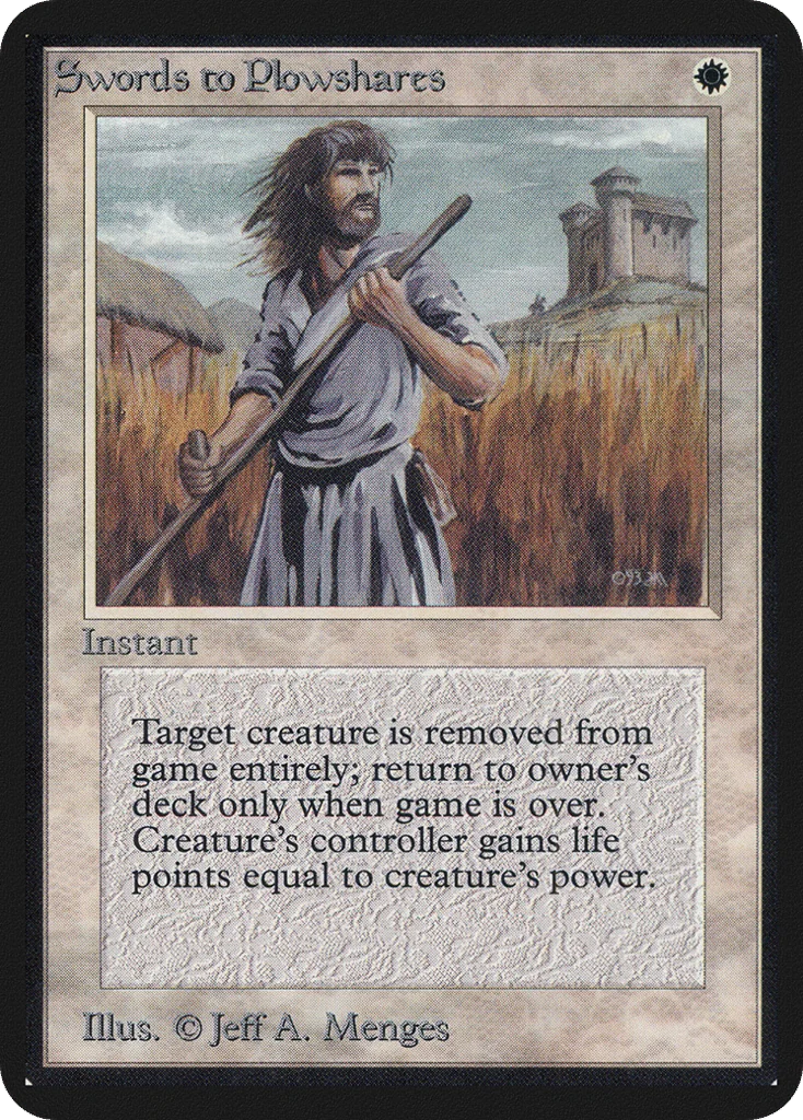 Swords to Plowshares · Limited Edition Alpha