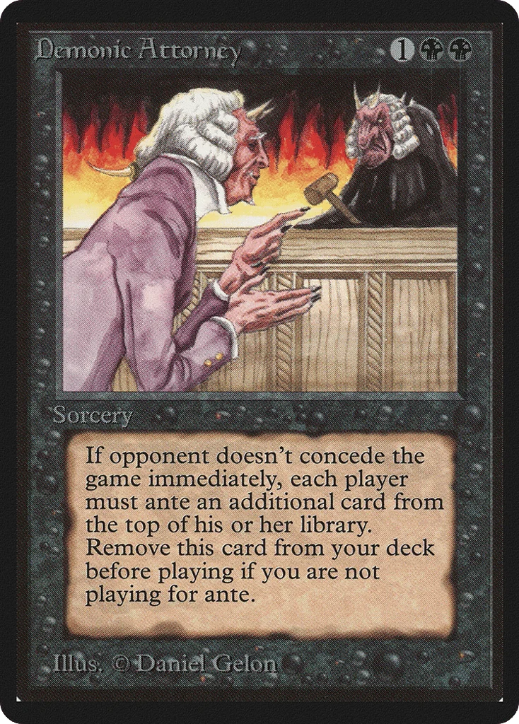 Demonic Attorney · Limited Edition Beta