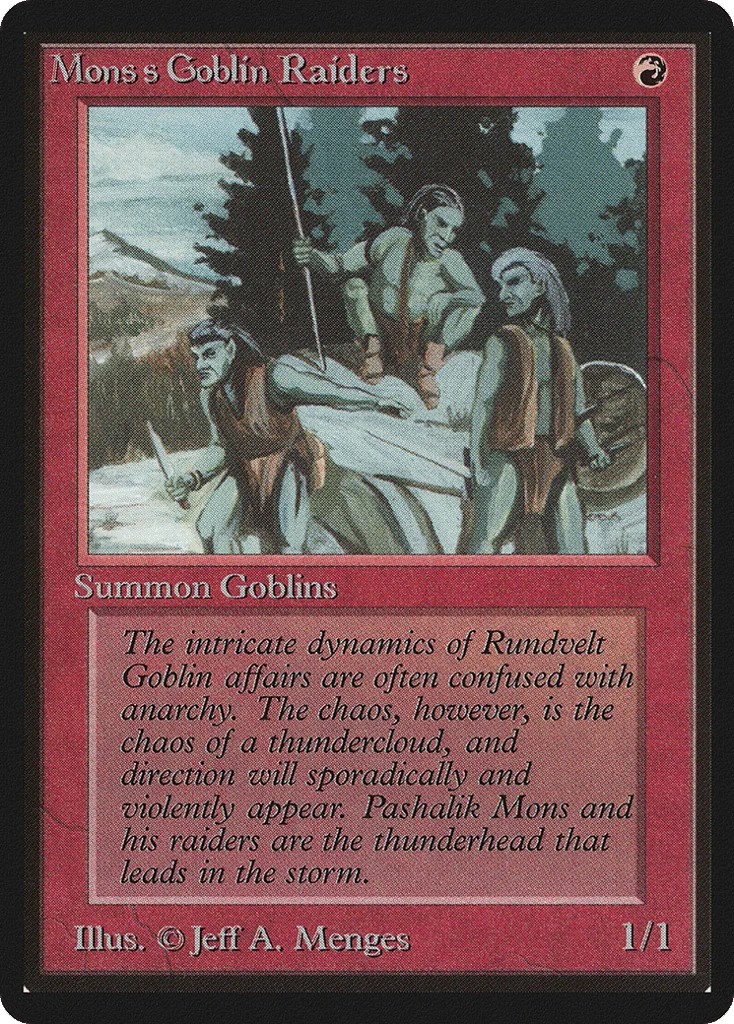 Mons's Goblin Raiders · Limited Edition Beta