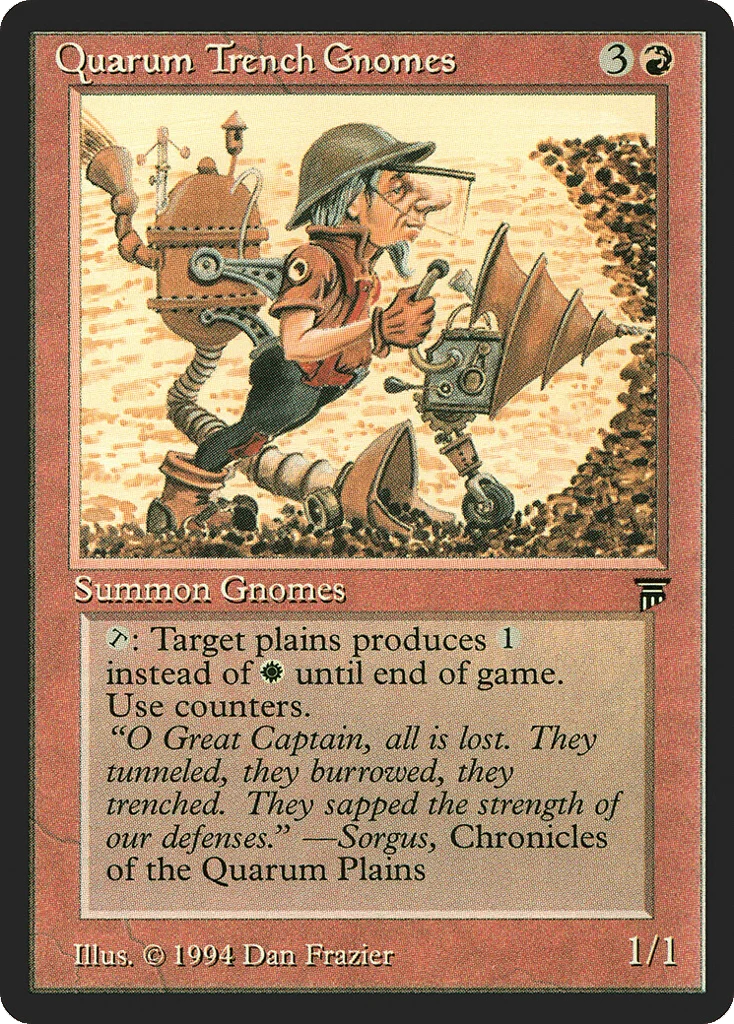 Quarum Trench Gnomes · Legends
