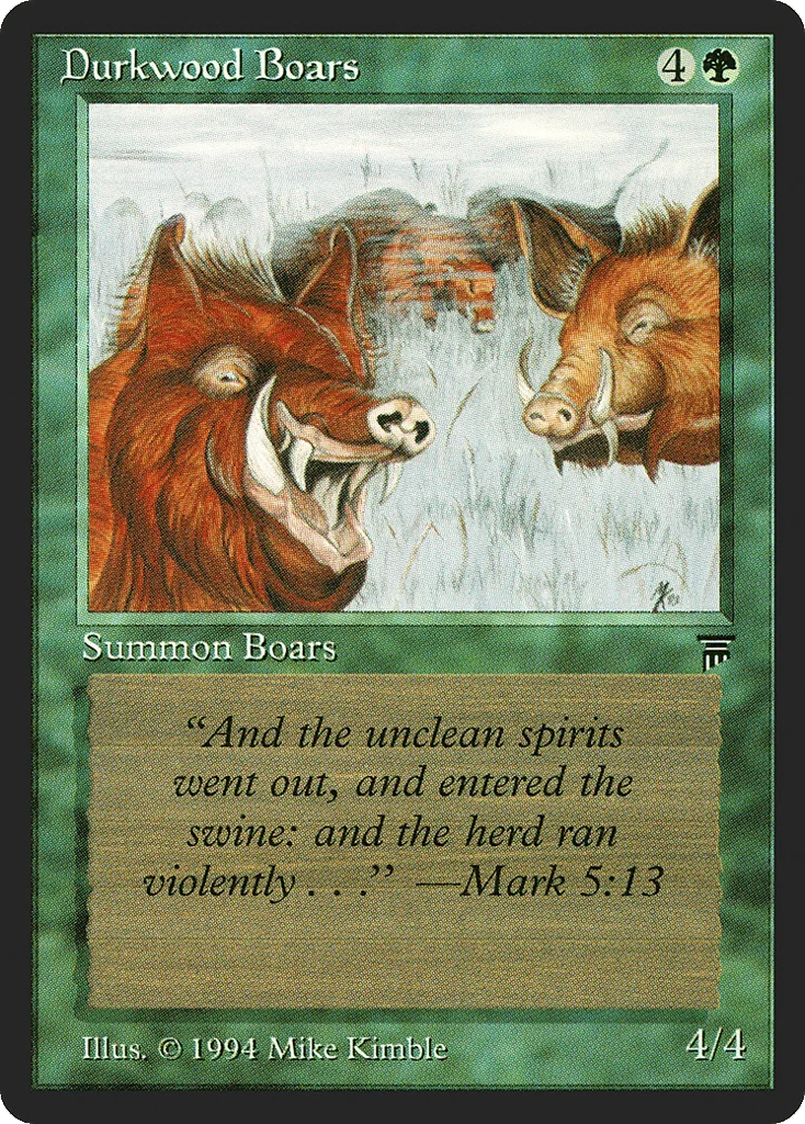 Durkwood Boars · Legends