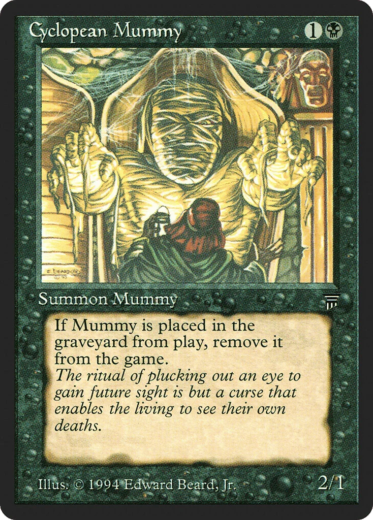 Cyclopean Mummy · Legends