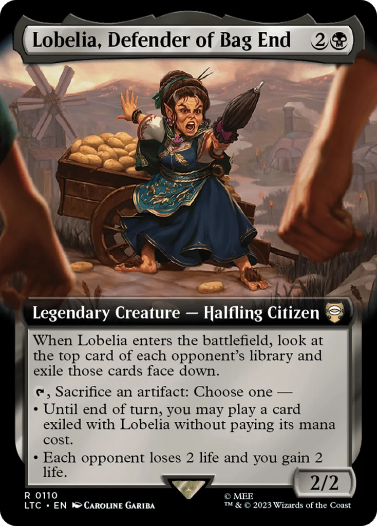 Lobelia, Defender of Bag End · Tales of Middle-earth Commander