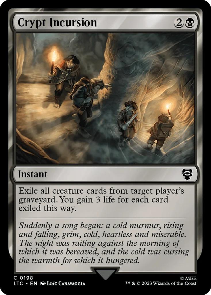 Crypt Incursion · Tales of Middle-earth Commander