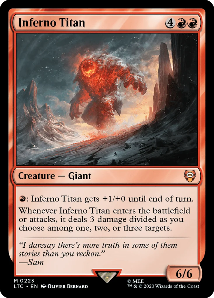Inferno Titan · Tales of Middle-earth Commander