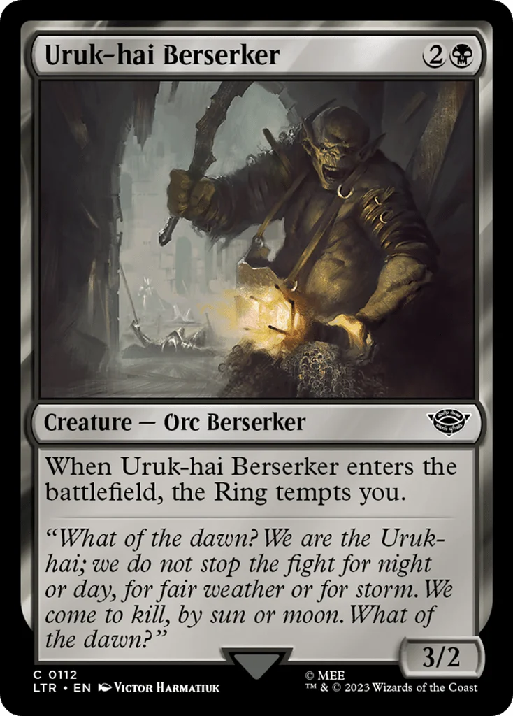 Uruk-hai Berserker · The Lord of the Rings: Tales of Middle-earth