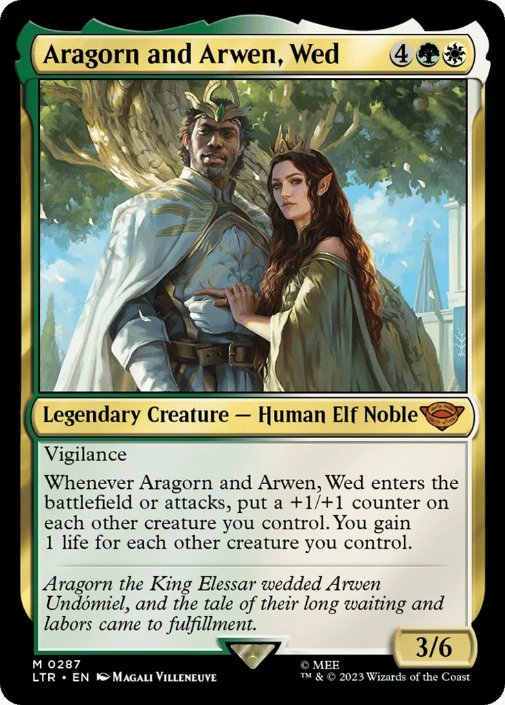 Aragorn and Arwen, Wed · The Lord of the Rings: Tales of Middle-earth