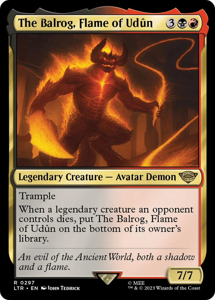 The Balrog, Flame of Udûn · The Lord of the Rings: Tales of Middle-earth