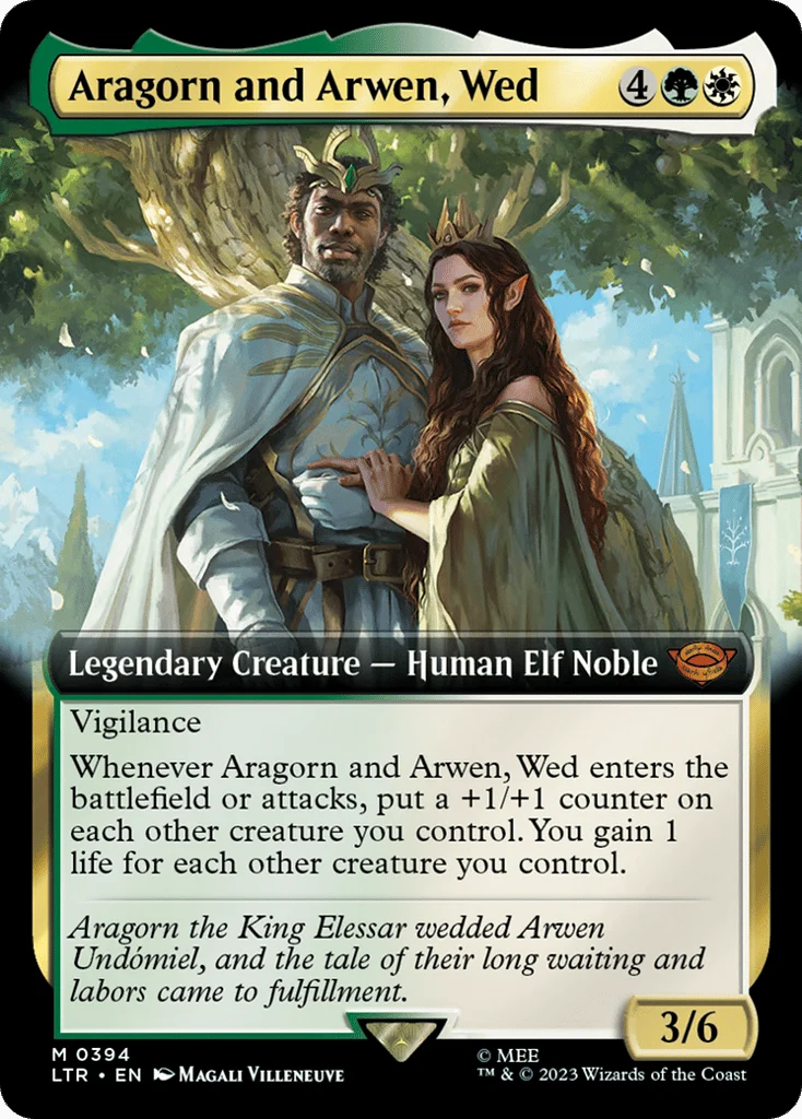 Aragorn and Arwen, Wed · The Lord of the Rings: Tales of Middle-earth