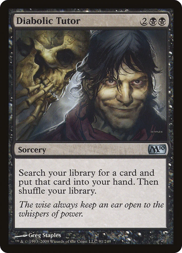 Diabolic Tutor · Magic 2010