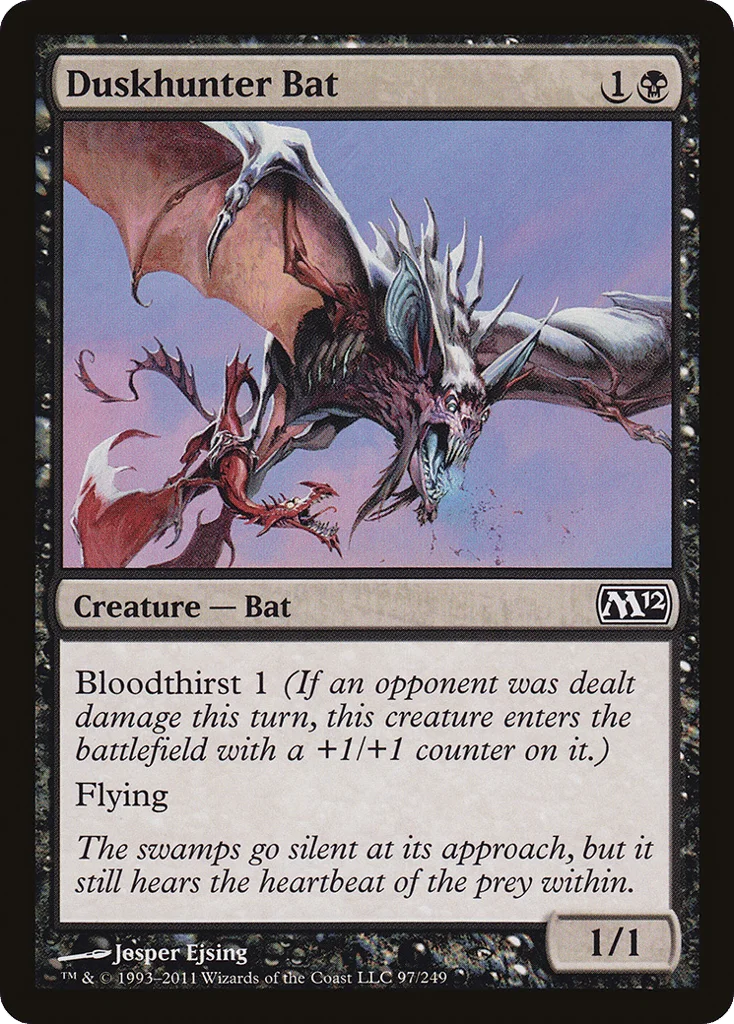 Duskhunter Bat · Magic 2012