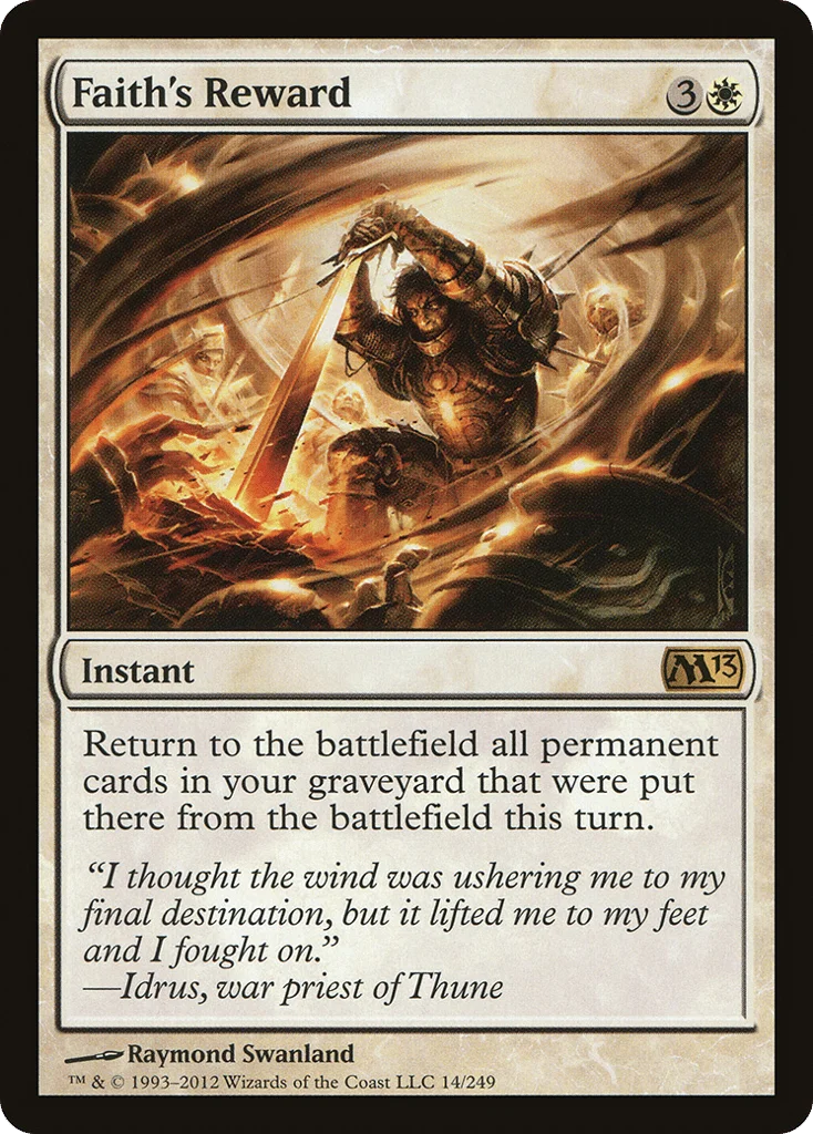 Faith's Reward · Magic 2013