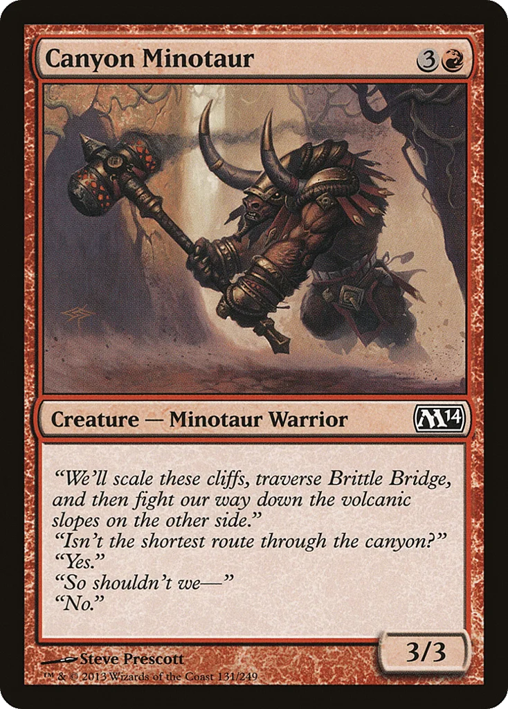 Canyon Minotaur · Magic 2014