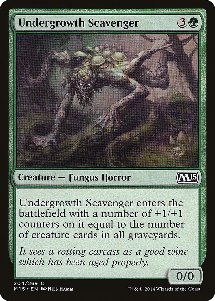 Undergrowth Scavenger · Magic 2015